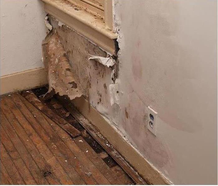  Residential home with water damage.